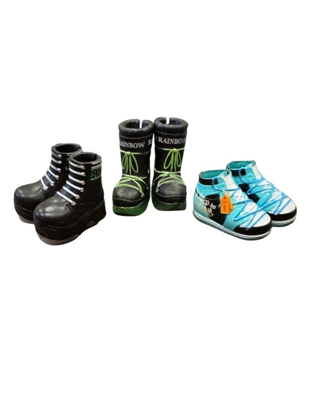 Rainbow High Doll Shoe Boot Skates Lot